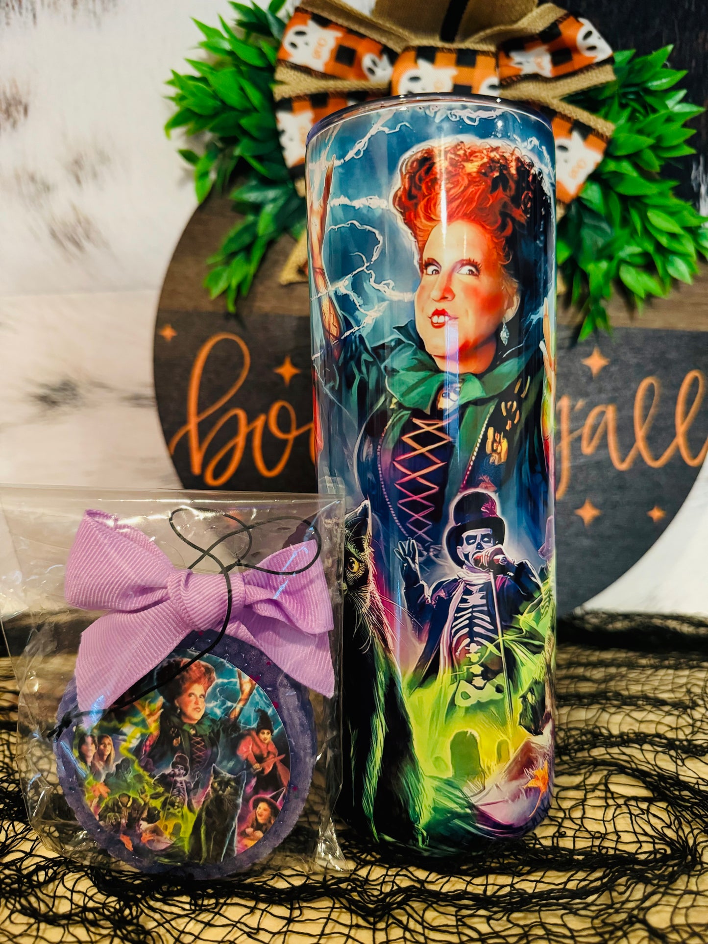 Sublimated 20z Tumbler & Car Freshie Set