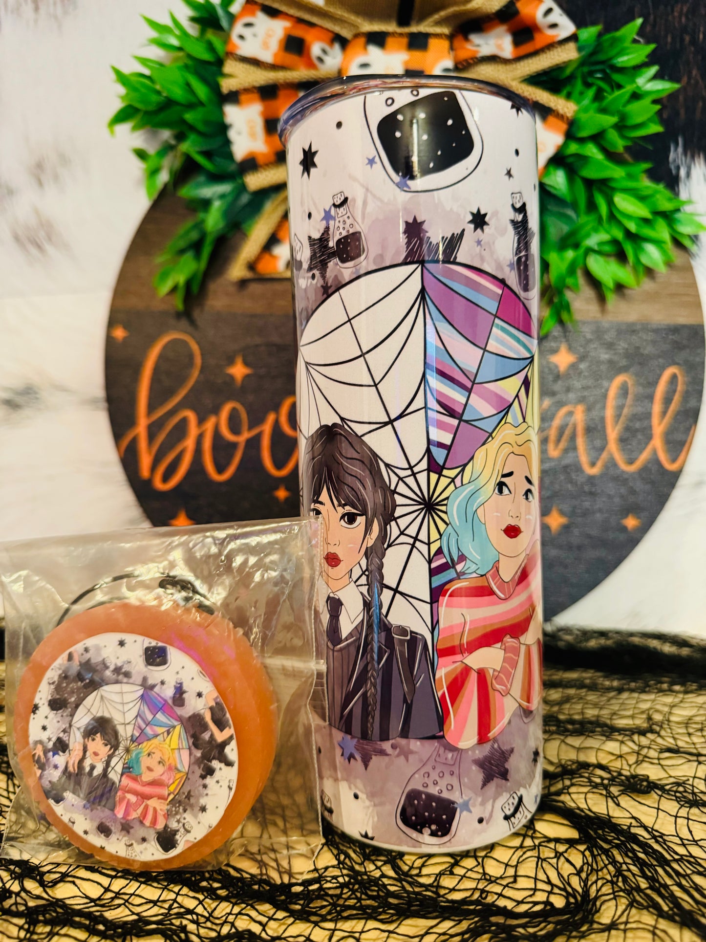 Sublimated 20z Tumbler & Car Freshie Set