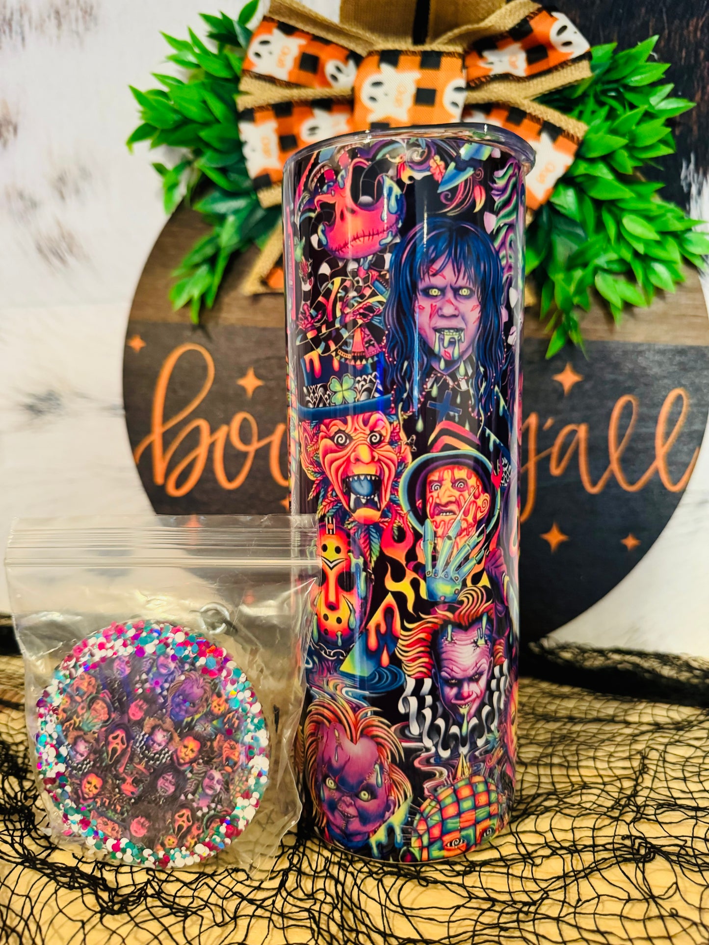 Sublimated 20z Tumbler & Car Freshie Set