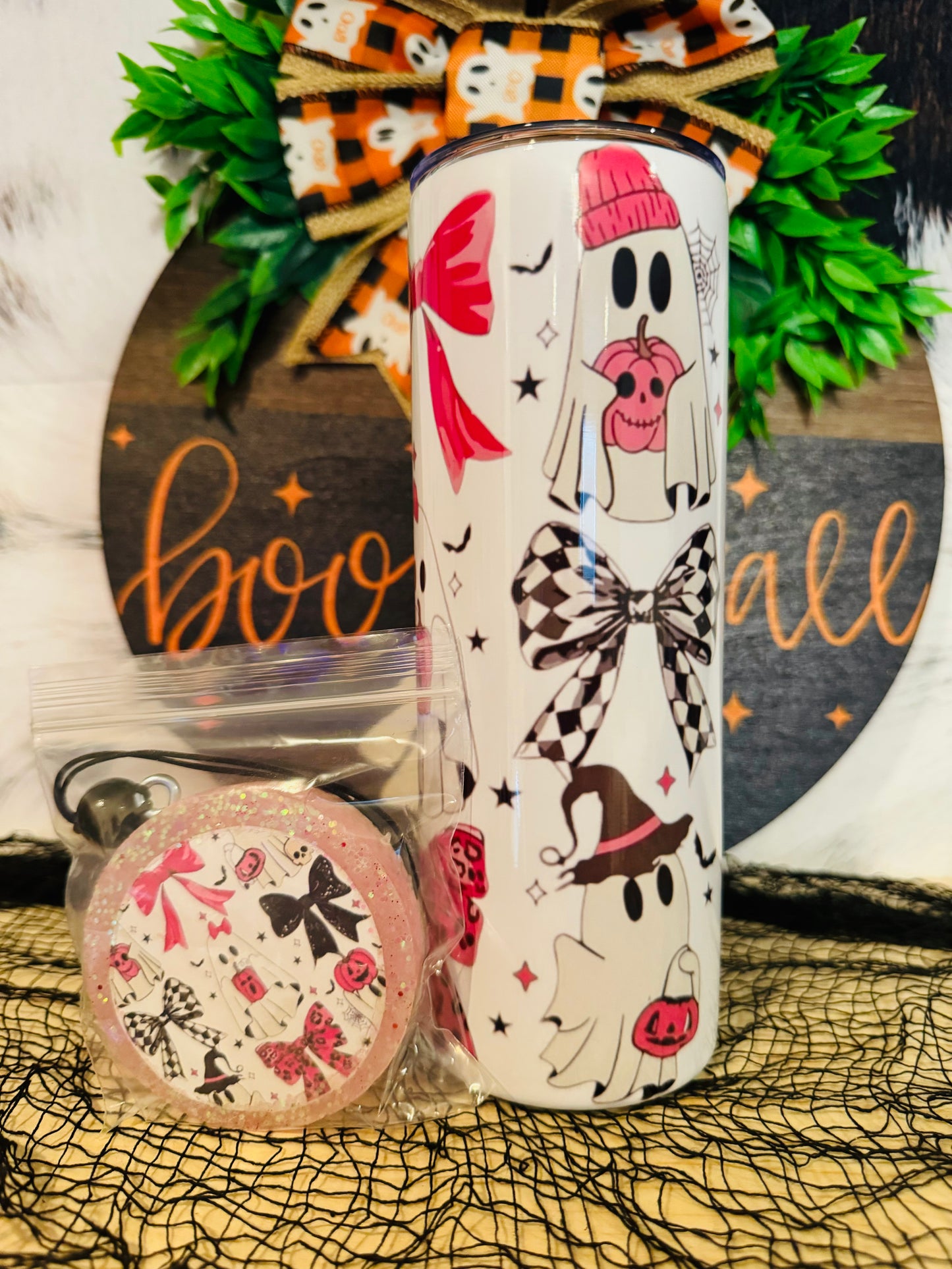 Sublimated 20z Tumbler & Car Freshie Set