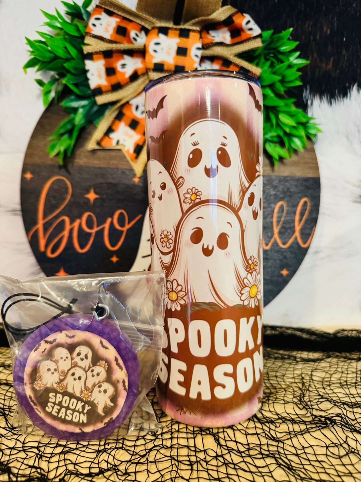 Sublimated 20z Tumbler & Car Freshie Set