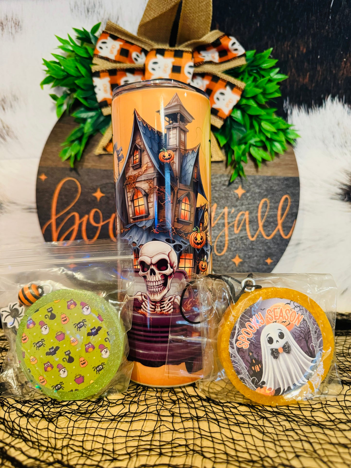 Sublimated 20z Tumbler & Car Freshie Set