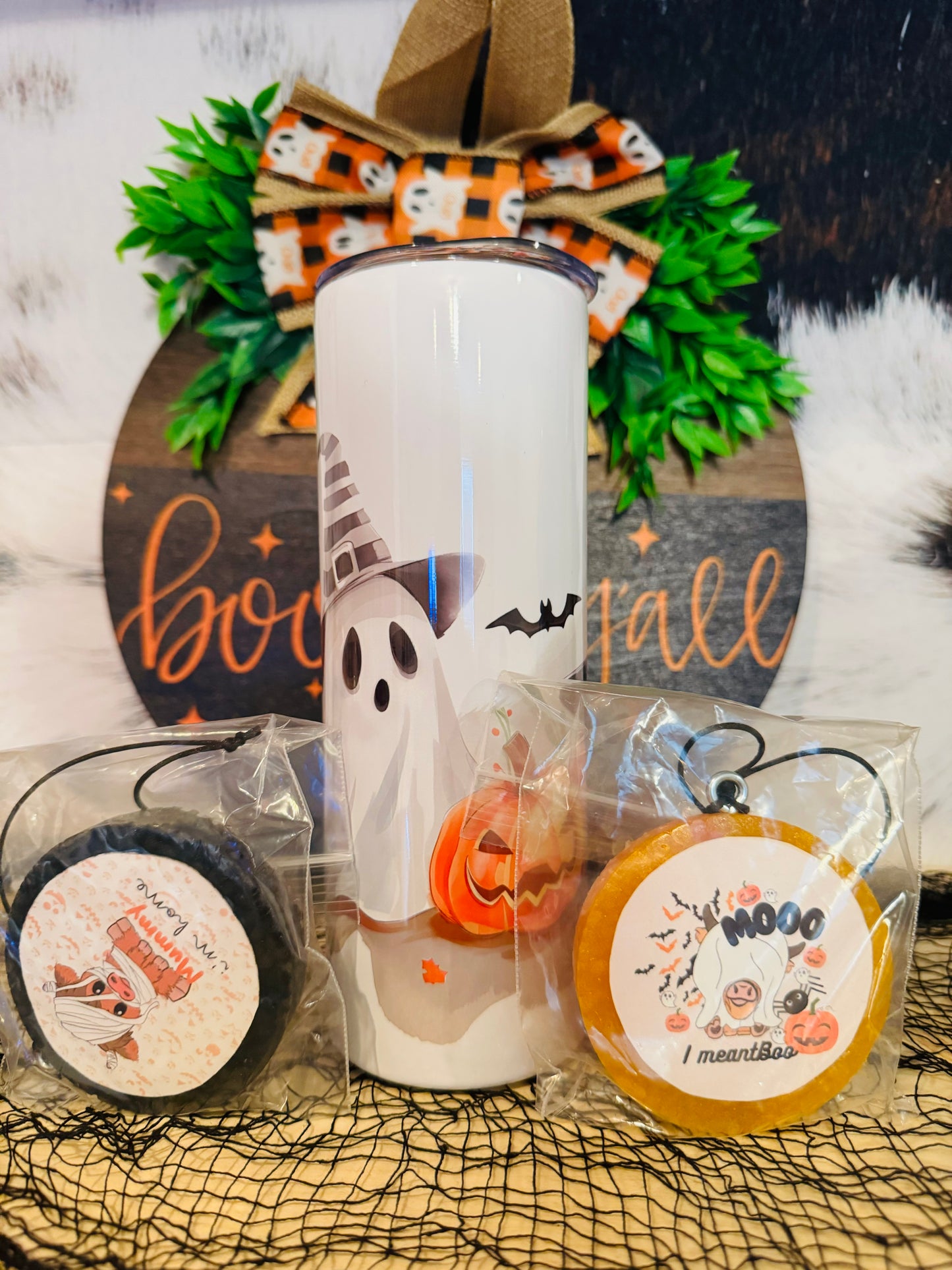 Sublimated 20z Tumbler & Car Freshie Set